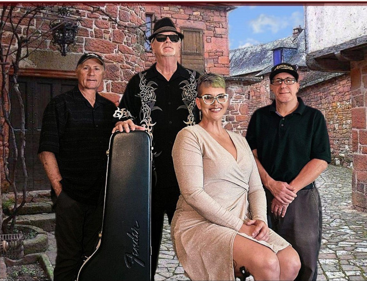 Brick Alley Blues Band performing on stage