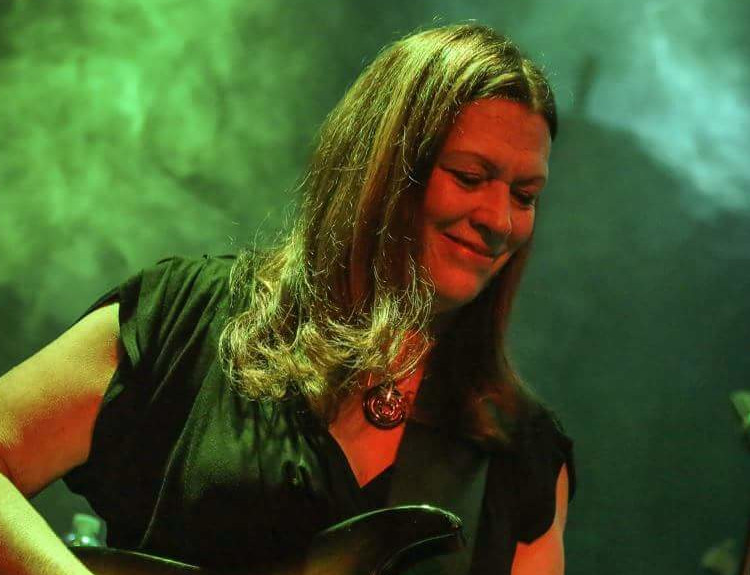 Patricia Manion performing on stage