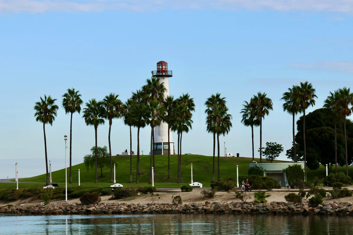 Waterfront view at the festival grounds in Long Beach
